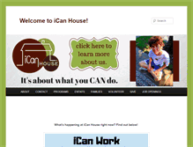 Tablet Screenshot of icanhouse.org